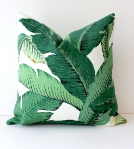 banana leaf cushion